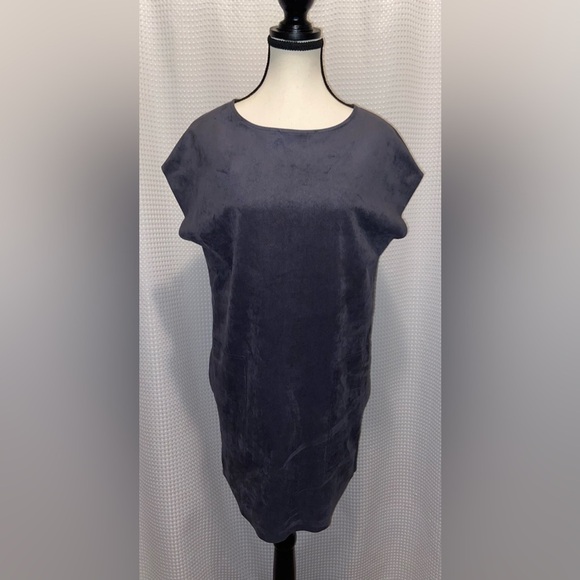 Womens Wilfred Free‎ faux suede gray mini dress size small - Picture 2 of 14